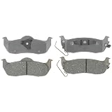 ACDelco 14D1041C Advantage Rear Ceramic Disc Brake Pad Set by ACDelco