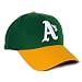 Oakland Athletics Hat 1976 Green Throwback Fitted Cap by American Needle