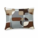 IMAGE OF Luxury Home Parker Geometric 12-Inch by 16-Inch Decorative Pillow, Taupe