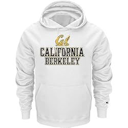 Cal Berkeley Bears White Champion Powerblend&reg; Hood
