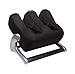 Human Touch Faux Suede Calf/Foot Massager Ottoman 3.0 – Black
