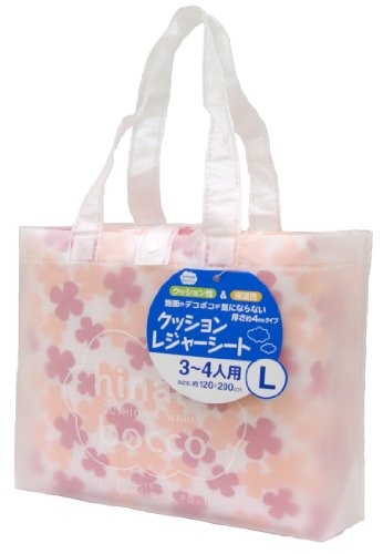 東和産業 hinatabocco クッションレジャーシート パンジー柄 L 72471