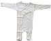 Baby Bambu Bamboo Romper With Footies - White, 0-3 Months