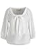Avenue Plus Size Beaded Boho Blouse (WHITE,18/20)