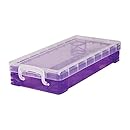ADVANTUS Super Stacker Pencil Box, 8.25 x 1.5 x 4 Inches, Color May Vary, 1 Box (34365)