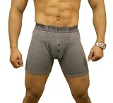 Review   / 40 LOT: Mens Eterno Italy Boxer Briefs: Color Grey, Style - With Button