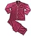 Claiborne - Mens Big Long Sleeve Pajamas, Dark Cherry
