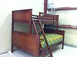Twin/Full Bunk Bed (Cinnamon)