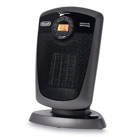De'Longhi DCH4590ER Osciallating Ceramic Heater, 1.8kW