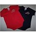 Atlanta Braves Baby Twin Home and Away Creepers by Majestic - 6-9 Months