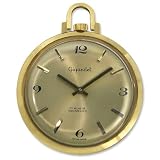 Gigandel 14kt Gold Mens Vintage Open Face Pocket Watch - 1970's