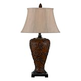 Quoizel Wood Floral I 1 Light Table Lamp