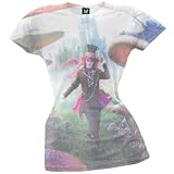 Alice In Wonderland - Mad Hatter Sublimation Juniors T-Shirt
