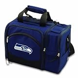 NFL Malibu Insulated Shoulder Pack with Deluxe Picnic Service for Two