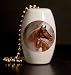 Mare and Foal Porcelain Fan / Light Pull