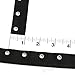 100% Cotton Black Eyelet Tape, Sold by the Yard, Made in Italy