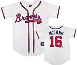 Brian McCann Atlanta Braves Kids (4-7) Home White Replica Jersey