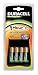 Duracell 1 Hour Charger Including 4 AA Batteries CEF80 Black