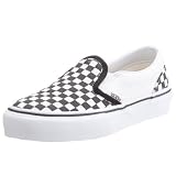Vans Kids Classic Slip-On (Small Checkerboard) black/true white VEYB6H6 2.5 UK