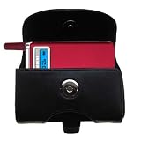 Horizontal Leather Case with Belt Clip/Loop for the Samsung SCH-A599