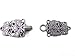 Antique Silver Finish Bavarian Cape or Cloak Clasp