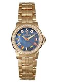 Corum Admiral's Cup Ladies Watch 18K Yellow Gold Blue Mother-of-Pearl Dial Diamond Bezel 039-440-65-V780-PN13