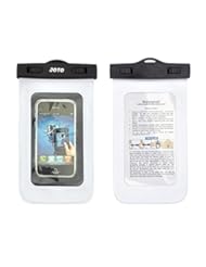 Musical Instruments: JOTO Universal Waterproof Case Bag for Samsung Galaxy S5, S4, S3, Samsung Note 3 / 2 / 1 / 4, iPhone 5, iPhone 6, HTC One M8 (2014), M7 (2013), HTC One Max, LG G2, G3, Nexus 5, 4, Sony Xperia Z1, Z2, Nokia Lumia 1520, 520, 630, 930, BlackBerry Z10, Z3, Motorola - Also fits other Smartphone up to 6.0" diagonal - IPX8 Certified to 100 Feet (White) - JOTO