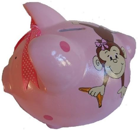 Ceramic Piggy Bank-Monkey