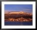 Hobart City Beside Derwent River and Below Mt. Wellington, Hobart, Tasmania, Australia Lonely Planet Collection Framed Art Poster Print by Grant Dixon, 31x25