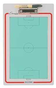 Champion Sports Dry-Erase Soccer Clipboard