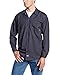 Dickies Occupational Workwear LL535CH L Polyester/Cotton Men's Long Sleeve Industrial Work Shirt, Large, Dark Charcoal