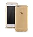 Cos2be Multi-Protection Transparent Phone Case Shockproof Dustproof Touched ID Fingerprint Full Sealed Protection Cover for Apple iPhone (Gold, 5.5