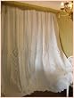 Elegant Embroided/cutwork Linen Sheet/curtain