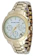 Michael Kors #MK5132 Women's Gold Tone Chronograph Bracelet Watch