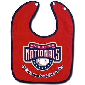 Washington Nationals Two-Toned Snap Baby Bib