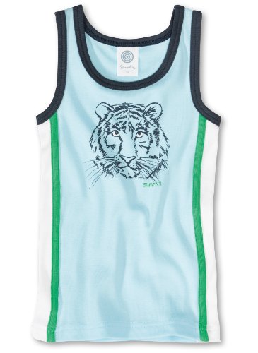 Sanetta Jungen Unterhemd, Tierdruck Shirt m. Motiv 331724, Gr. 104, Blau(5632 atlantis) Preisvergleich