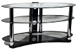 Opal Glass TV Stand for TVs of up to 39" ( 45" LCD / Plasma TVs with overhang) with 3 toughened glass shelves
