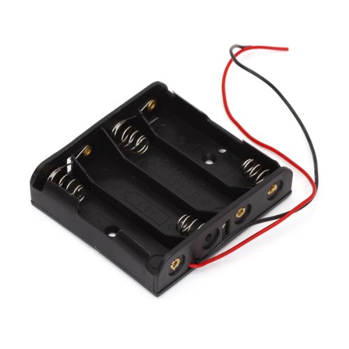 5x Battery Box Holder Case for 4 AA Batteries 6V with Wire