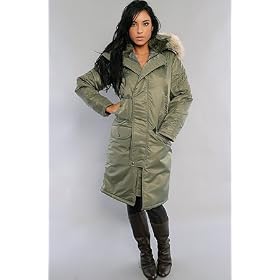 Spiewak The Arctic Snorkle Parka in Sage,Winter Coats & Jackets for Women