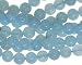 Blue Aquamarine Natural 6mm Smooth Round Beads Strand 15.5"