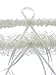 Lace Ruffle Faux Pearl Chiffon Floral Ribbon Wedding Garter with Toss Away