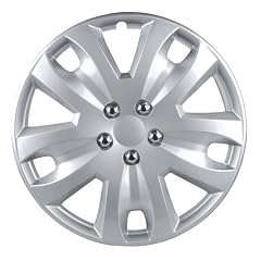 Unitec 74853 Radzierblende Hockenheim, 4-er, 16", 100% ABS, silber