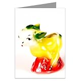 Vintage Kitsch Dog Running Greeting Card Set