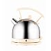 Dualit 1.7 litre dome kettle chrome with cream trim 72622