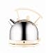 Dualit 1.7 litre dome kettle chrome with cream trim 72622