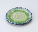 灰釉流し丸銘々皿　5個組 【美濃焼　和皿】