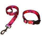 Hi-Craft Paparazzi Pink Polka Dot Dog Lead - Small 1.3cms
