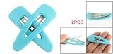 1 Pair Turquoise Blue Hairclip 50MM Hair Clip