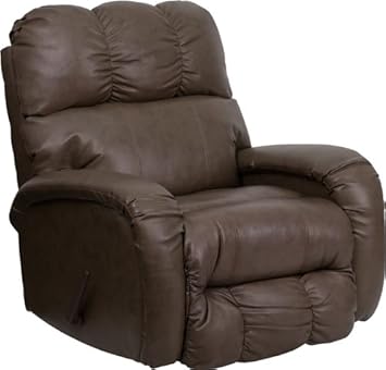 1pc Contemporary Modern Leather Chaise Rocker Recliner Chair, FF-0550-12,UTM,FF-0550-12