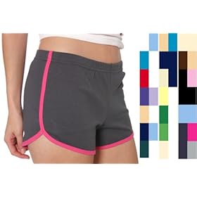 American Apparel Women's Retro Interlock Running Short